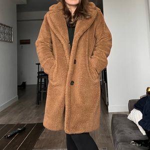 Gap Camel Teddy Coat